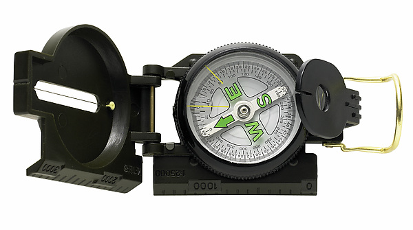 Ranger Kompass Kunststoff dunkelgrün