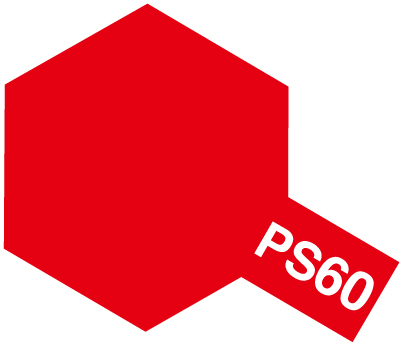 Tamiya PS-60 Hell Mica Rot Farbe 100ml