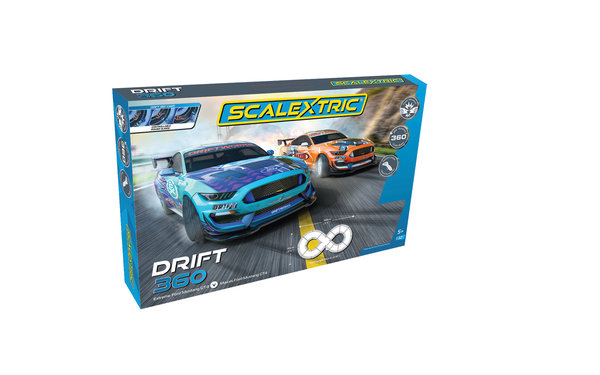 Scalextric 1:32 Drift 360 Race Set 392cm