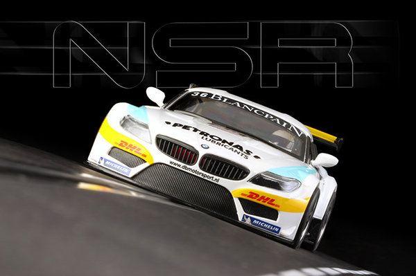 NSR BMW Z4 Silverstone 2012 #36 Slotcar SW