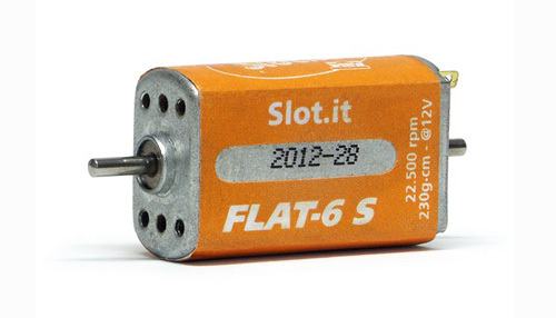 Motor Slot.it Flat-6S/22,5K (22500U@12V) Flat-Can für Slotcars 1:32