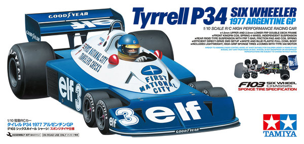 Tamiya 1:10 RC Tyrrell P34 SixWheeler F103
