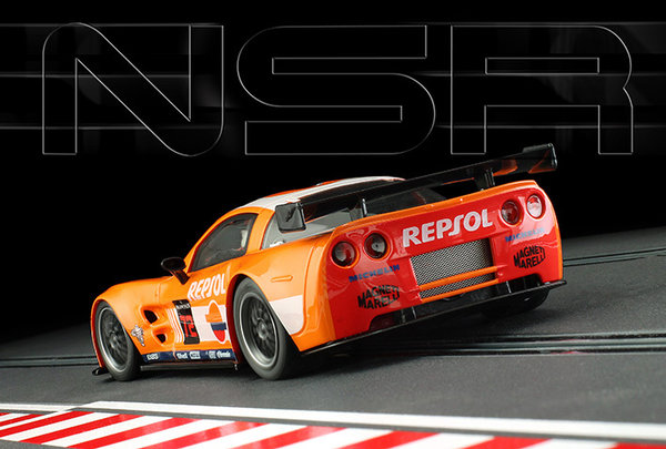 Slotcar 1:32 NSR Corvette C6R Repsol Orange Nr. 72